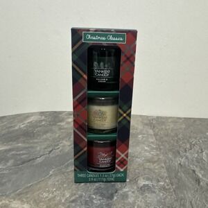 Yankee Candle Christmas Classics Mini Gift Set 1.3oz Each NEW